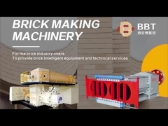 Rood klei automatische bodem bakstenen maken machine Tunnel kiln project