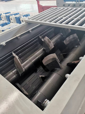 50-65 M3/h Twin Shaft Paddle Mixer met 90 of 110kw vermogen en 380V 50Hz voor industrieel mengen