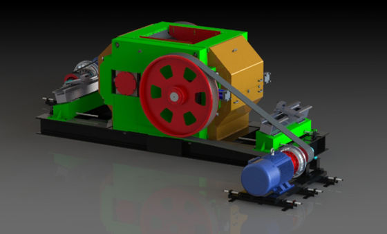 Klei baksteen machine met hoge snelheid fijne rolbreker voor grondstofvoorbereiding en verbeterde baksteenplasticiteit