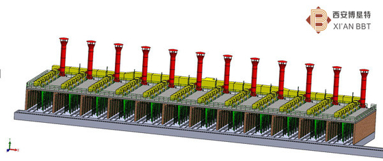 Automatisch Vuurvast Aangepast Clay Brick Tunnel Kiln Technology
