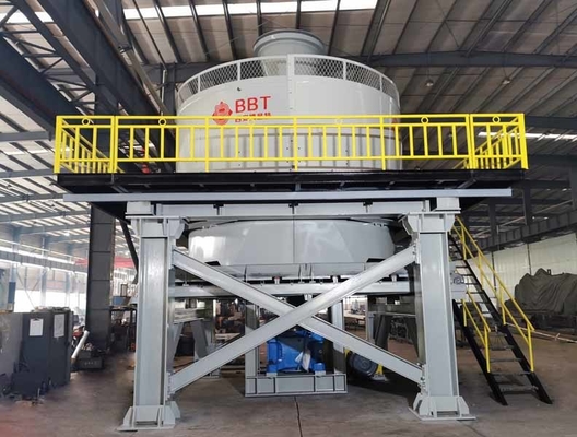 Wiel Nat Pan Mill Crushing Equipment 6700*6500*6700mm Gouden Malende Molen