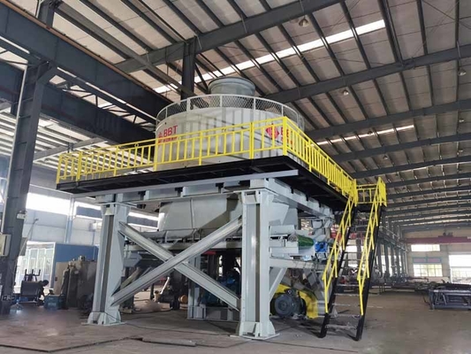Wiel Nat Pan Mill Crushing Equipment 6700*6500*6700mm Gouden Malende Molen