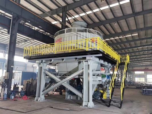Materiaal die Natte Pan Mill Machine For Clay-Baksteen verpletteren die Lijn maken