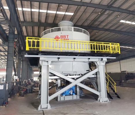 Wiel Nat Pan Mill Crushing Equipment 6700*6500*6700mm Gouden Malende Molen