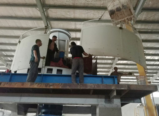 Aangepaste Gewicht van Pan Mill 65200kg van de baksteenproductielijn het Natte
