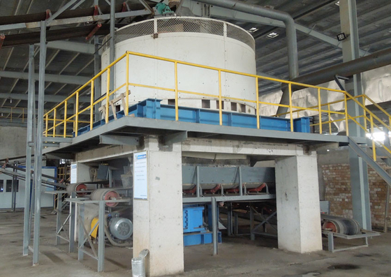 Compact Nat Pan Mill Machine Fully Automatic die voor Baksteen Materiaal maken