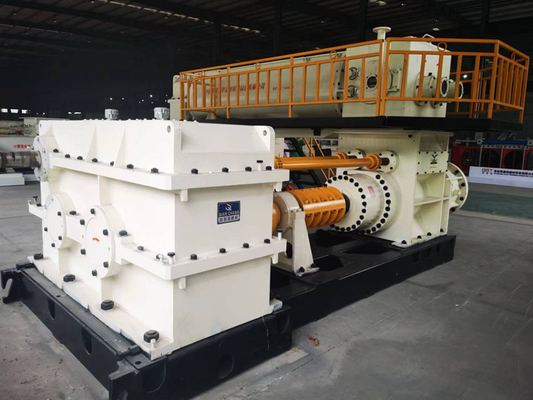 Vacuümextruder in twee stadia Clay Brick Machine Production Line die Schacht mengen