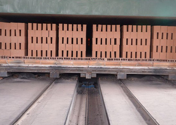 De volledige Automatische Clay Brick Tunnel Kiln-projectbreedte typt 4.6m 4.9m 6.9m 7.2m