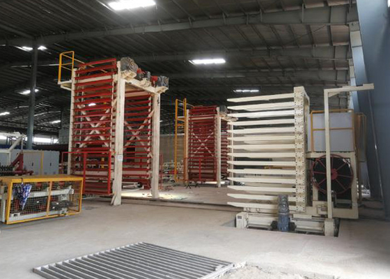 Autoclay brick dryer machine 100000 PCs-Output voor Twee Keer het Plaatsen van Vuren