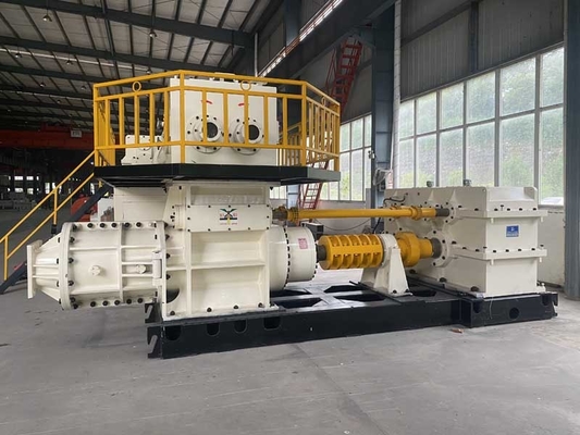 EV60A Tand van Clay Brick Forming Machine Mixing van de Koolstofstaal de Vacuümextruder
