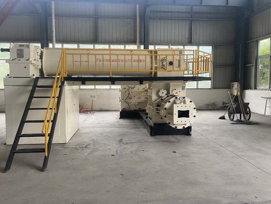 EV60A Tand van Clay Brick Forming Machine Mixing van de Koolstofstaal de Vacuümextruder