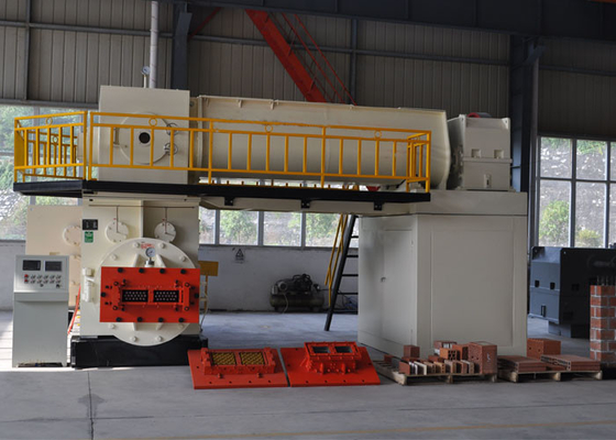 Het holle Clay Fully Automatic Brick Making-Machine Vacuüm Uitdrijven