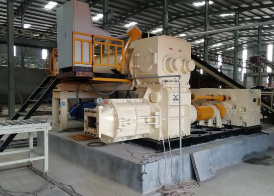 kleibaksteen het maken machine vacuüm de installatiebaksteen die van extruder/manual productielijn voor Pakistan maken