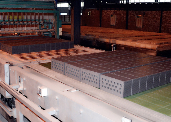 Rood Clay Hollow Full Automatic Block die tot Machine maken Vacuümextruder