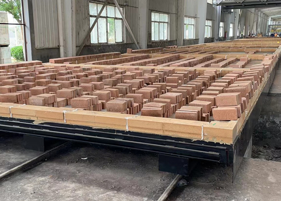 BBT Aangepast Clay Brick Tunnel Kiln Cart met Uitlaatsysteem