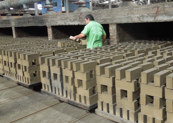 Het semi Automatische Stevige Clay Brick Dryer Machine Dry-Karslijtage Verzetten zich tegen