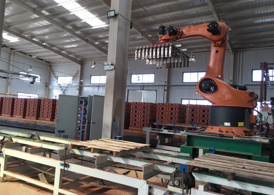 automatische het blokrobot die van de kleibaksteen het stapelen van machines voor de productielijn van de kleibaksteen plaatsen
