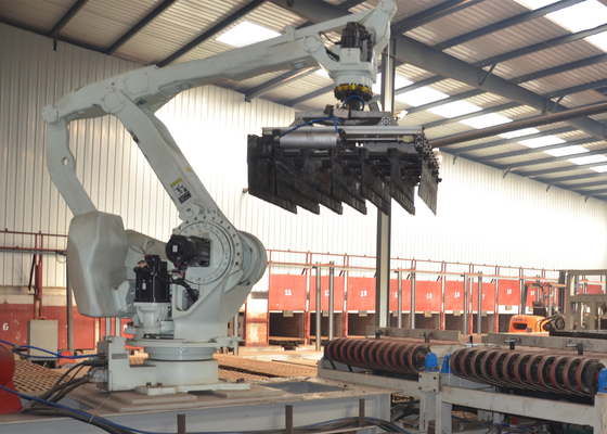 Volledig Automatische Clay Brick Production Line Tunnel-Ovenbaksteen het Plaatsen Machine