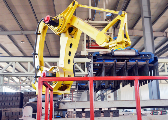 9.5kVa robot stapelmachine voor het volledig automatisch maken van kleibakstenen