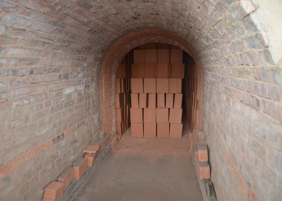 Clay Hollow Brick Machine Production-Lijn voor Hoffman-Oveninstallatie