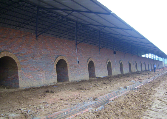 Clay Hollow Brick Machine Production-Lijn voor Hoffman-Oveninstallatie