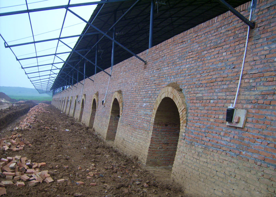 Clay Hollow Brick Machine Production-Lijn voor Hoffman-Oveninstallatie