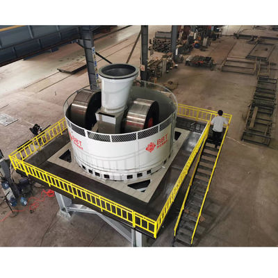 Nieuwe bakstenenfabriek TWPM185 Wet Pan Mill Machinery voor klei bakstenen maken