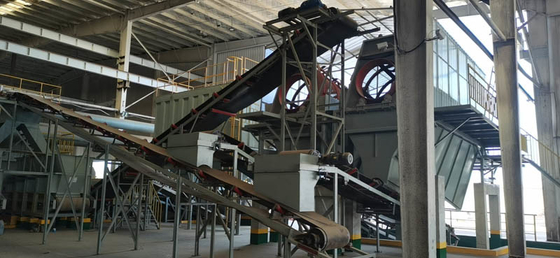 0,8 m / S bandtransportband kleibaksteenmachine voor de bouw