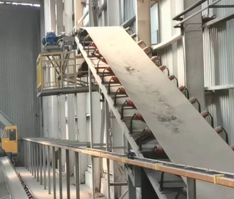 0,8 m / S bandtransportband kleibaksteenmachine voor de bouw
