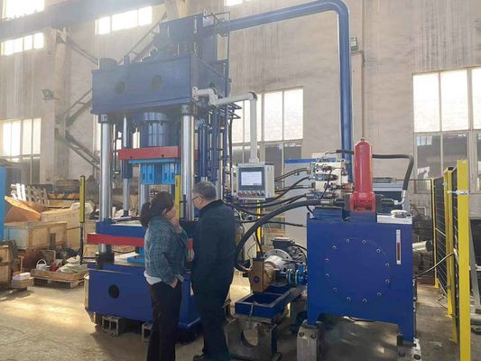 Op maat gemaakte Hoge Druk 20 T Tot 1200 T Blauwe Hydraulische Pers voor het Maken van Isolerende Bakstenen en Vuurbestendige Bakstenen,