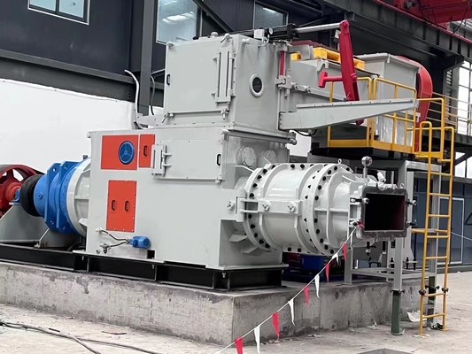 Machinerie voor het maken van klei-stenen, vacuüm-extruder, massief hol blok