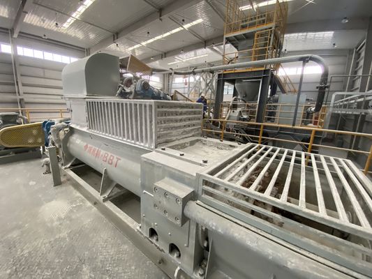 Dubbele schachtmixer voor bentonietinstallatie Paddelmixer in automatische productielocatie