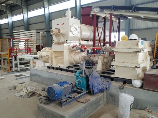 EV50A Rood klei bakstenen maken machine volgeautomatiseerde BBT tunnel oven project