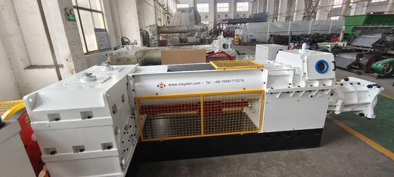 14.5rpm/min Slijmpers Schaft Snelheid EV40/35 Vacuüm Extruder Voor Rood Klei Brick Blocks Maker Machine