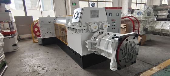 Automatische extrudermachines voor het maken van kleienstenen met drogerkamer en spindel snelheid van 11 rpm/min