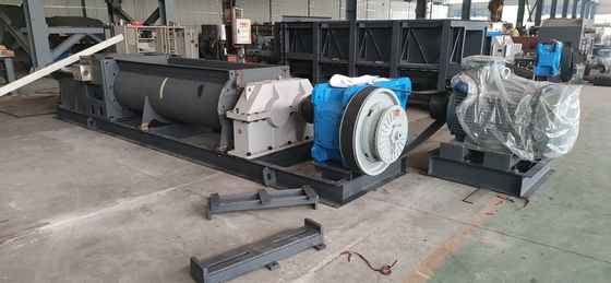 Dubbele schacht mixer klei stenen mixer machine blok fabriek grondstoffen extruder mixer