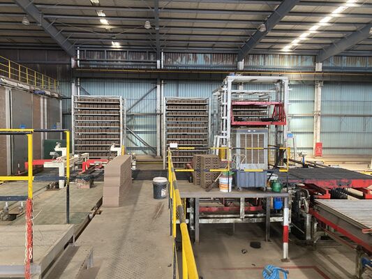 Proces van enkelvoudige tunneldroogkamer voor geautomatiseerde baksteenfabriek